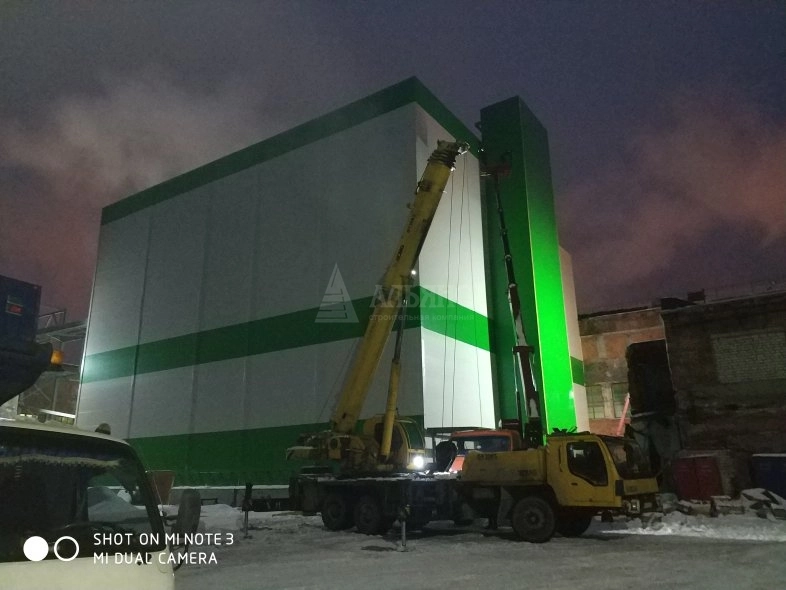 Цех бумажного комбината АО "Волга" из сэндвич-панелей - фото 10