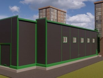 Цех из сэндвич-панелей