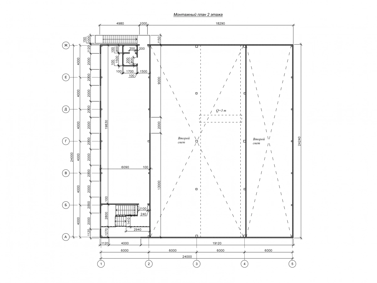 Планировка СТО с АБК из сэндвич-панелей -  фото 5