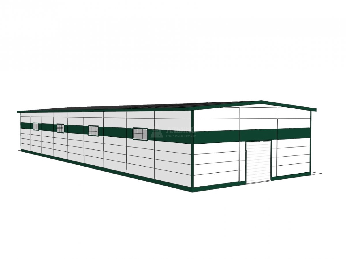 3D визуализация СТО из сэндвич-панелей - фото 11